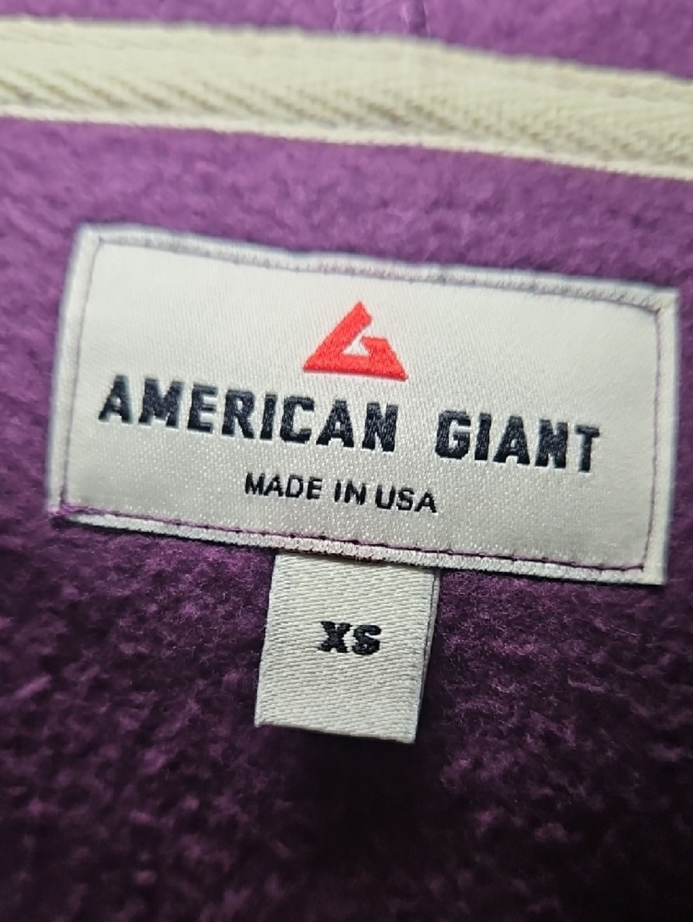 American Giant Solid Mid-weight Pullover Hoodie Sweatshirt - Picture 3 of 7